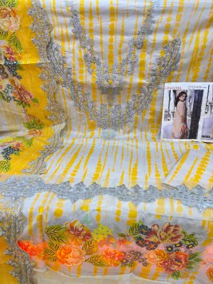 Pakistani-Inspired Unstitched Dress